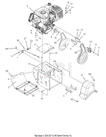 Engine, Frame And Belt Drive - Track - AS 369 CE