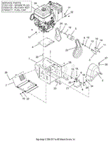 Engine, Frame And Belt Drive - 32&quot;