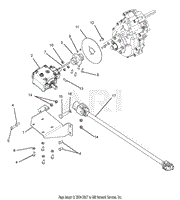 Transfer Case and Rear Driveshaft