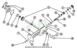 Tiller Gear Case Assembly