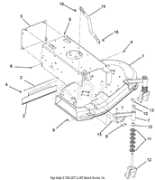 Frame And Front Caster