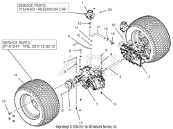 Rear Tires And Transaxles - 60&quot;