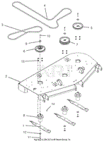 Deck, Belts, Blades And Spindles - 60&quot;