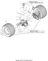 Rear Tires And Transaxles - 60&quot;