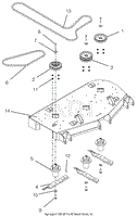 Deck, Belt, Blades And Spindles - 48&quot;