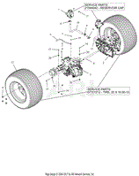 Rear Tires And Transaxles - 52&quot;