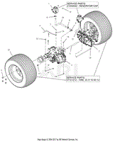 Rear Tires And Transaxles - 52&quot;