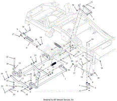 Parts List 13 - Deck Lift RH