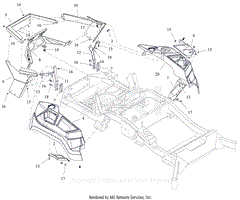 Parts List 18 - Engine Guard and Fenders