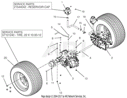 Rear Tires And Transaxles - 48&quot;