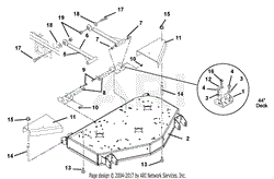 Deck, Mounting Arms And Belt Guards