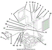 Radiator And Radiator Brackets