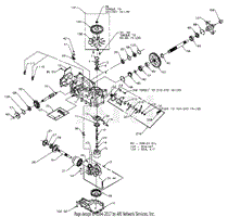 Hydrostatic Transaxle - Left (020, 021, 022, 023, 308-S/N 000100 &amp; Up &amp; 013-S/N 010500 &amp; Up)