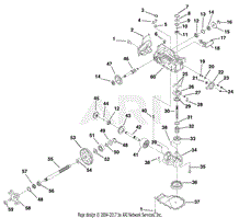 Hydrostatic Transaxle - Right (020, 021, 022, 023, 308-S/N 000101-000999 &amp; 013-S/N 010055-010499)