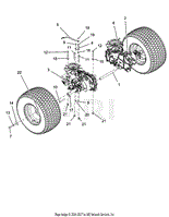 Rear Tires And Transaxles