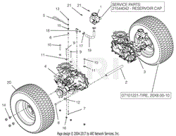 Rear Tires And Transaxles - 42&quot;