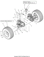 Rear Tires And Transaxles - 42&quot;