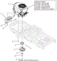 Engine - Kohler 22HP Twin