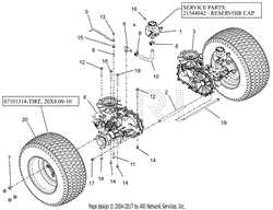 Rear Tires And Transaxles - 42&quot;