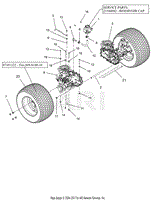 Rear Tires and Transaxles - 52&quot;