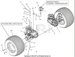 Rear Tires And Transaxles - 60&quot;