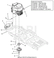 Engine - Kawasaki FR691 - 52&quot;