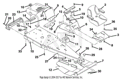 Frame, Hood And Seat