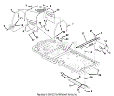 Frame, Hood And Footrest