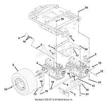 Transaxle, Dump Valves And Rear Wheels