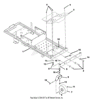 Frame, Footrest, Casters And Tires