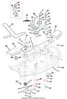 Mower Deck, Belt, Idlers And Blades