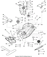 34&quot; Mower Deck, Belt, Idlers And Blades