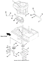 Engine, Exhaust, Belts And Idlers