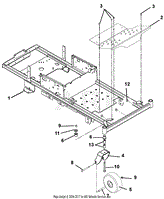 Frame, Footrest, Casters And Tires