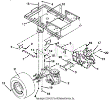 Transaxle, Dump Valves And Rear Wheels