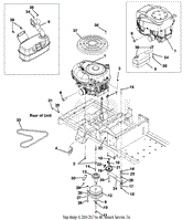 Engine, Exhaust, Belts And Idlers