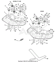 Mower Deck, Belt And Idlers (2)