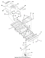 Frame, Hood, Footrest, Casters And Tires