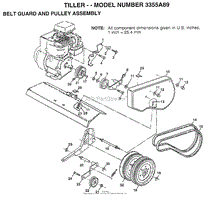 BELT GUARD AND PULLEY