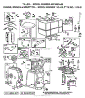 ENGINE, BRIGGS AND STRATTON(2)