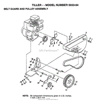 BELT GUARD AND PULLEY