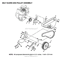 BELT GUARD, PULLY ASSY