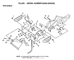 TILLER-TINE SHIELD