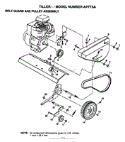 BELT GUARD AND PULLEY