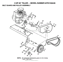 BELT GUARD, PULLEY ASSY