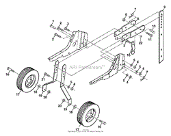 Wheel And Depth Stake Assembly