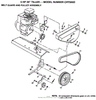 BELT GUARD AND PULLEY