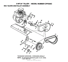 BELT GUARD, PULLEY ASSY