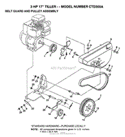 BELT GUARD, PULLEY ASSY