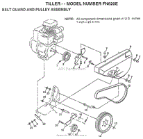 BELT GUARD AND PULLEY